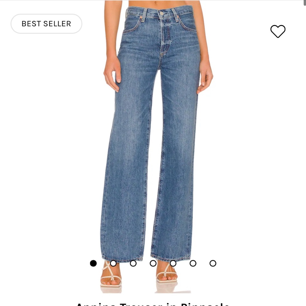 Citizens of Humanity Annina high rise wide leg 30” in Pinnacle